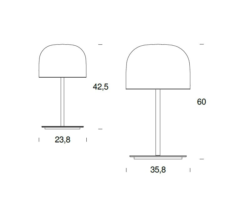 Luminaires / Lampe de table / Equatore